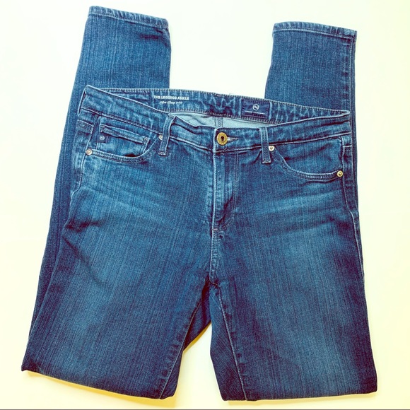 AG The Legging Ankle Skinny Denim Jeans MedWash 27 - Picture 2 of 8